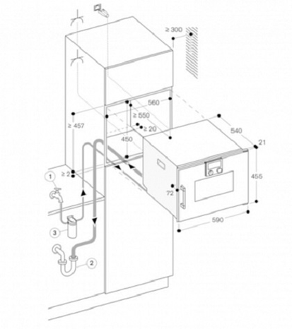 Духовой шкаф-пароварка Gaggenau BSP 271111