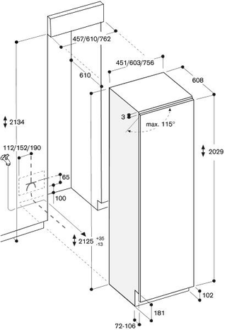 Морозильная камера Gaggenau RF 461304